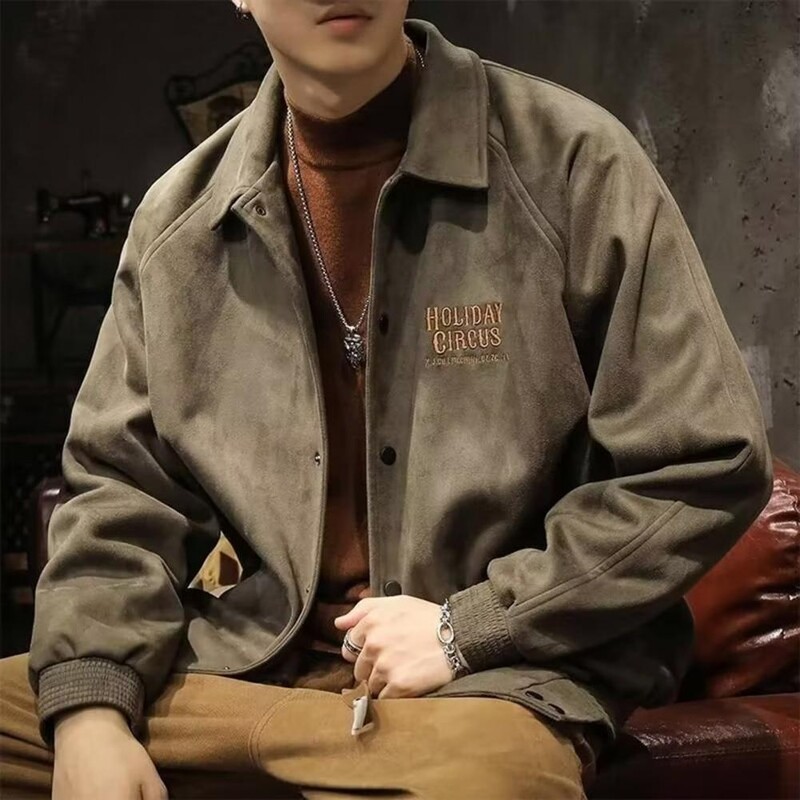 Meeste Bomber-jakid Meeste välisrõivad Slim Fit Aviator Mantlid Moodsad Meeste Tänavarõivad Hip Hop Pesapalli Vormiriietus Joped Riietus