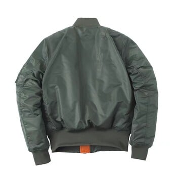 Bomber Jacket Ανδρικά Μπουφάν χειμερινής ποιότητας Nylon American Military Uniform Aviator Ρετρό Παλτό Ανδρικά Bomber Flight Jackets Homme