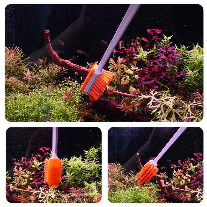 Akvariumo įrangos priedai Stiklinio rezervuaro slankiojo valymo šepetys