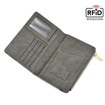 Pu Belt Passport Bag Θήκη διαβατηρίου RFID Πολυλειτουργικό Γυναικείο και ανδρικό επαγγελματικό διαβατήριο Πορτοφόλι για κάρτα θήκη εισιτηρίων