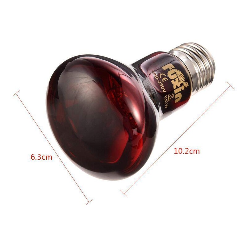 LED punaste roomajate öövalgusti UVA infrapuna soojuslamp Keraamiline pirn madu sisalikule roomajate elupaiga kaunistused Aksessuaarid