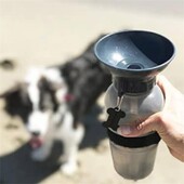 1 бр. Преносима бутилка за вода за кучета Контейнер за храна и вода Съхранение за кучета Пътни купи за пиене Хранилка Аксесоар за домашни любимци