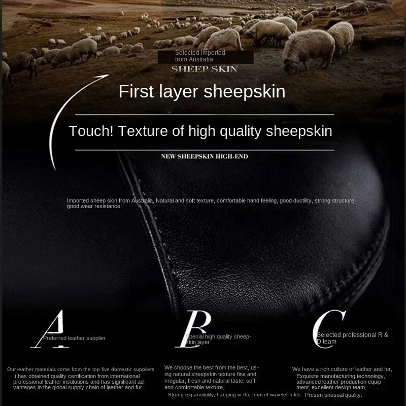 Vintage pruun nahktagi Meeste talvine kunstkarusnahast krae tuulekindel soe mantel Meeste luksusrõivad Bränd chaqueta cuero hombre