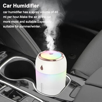 Φορητός Mini USB Air Humidifier Ultrasonic Nano Fine Mist Deep Hydration Silent Humidification Aroma Diffuser for Υπνοδωμάτιο, Αυτοκίνητο