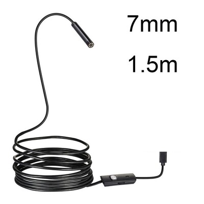 5.5 7MM Android ендоскоп 3 в 1 USB/Micro USB/Type-C бороскоп инспекционна камера Водоустойчива за смартфон
