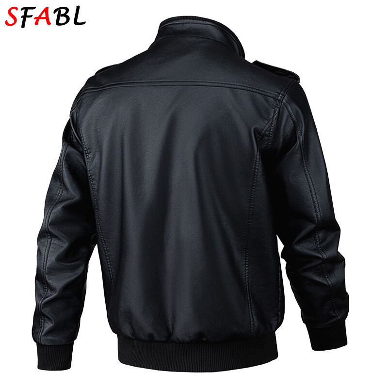Mootorratta kunstnahast jope Meeste tuuletõkkemood kvaliteet meeste nahkjakk sügistalvine PU-nahast mantel Meeste ülerõivad XL