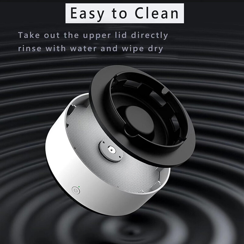 2-ühes Filtreeritud tuhatoosiga Sisemine tuhatoos Multifunktsionaalne tuhavaba õhupuhasti, mis sobib ideaalselt kodudesse, autodesse või kontoritesse