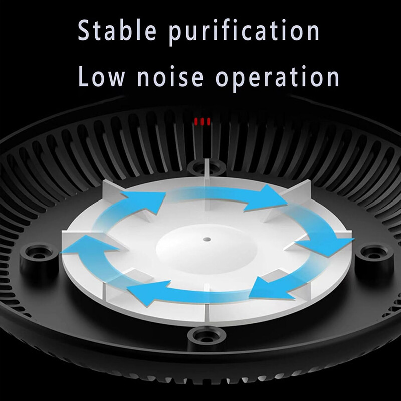 2-ühes Filtreeritud tuhatoosiga Sisemine tuhatoos Multifunktsionaalne tuhavaba õhupuhasti, mis sobib ideaalselt kodudesse, autodesse või kontoritesse