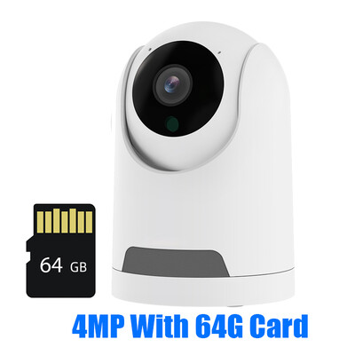 Hiseeu 2K 4MP PTZ IP камера WIFI Безжична интелигентна домашна охранителна камера за наблюдение Двупосочно аудио Бебе Монитор за домашни любимци Видео Запис