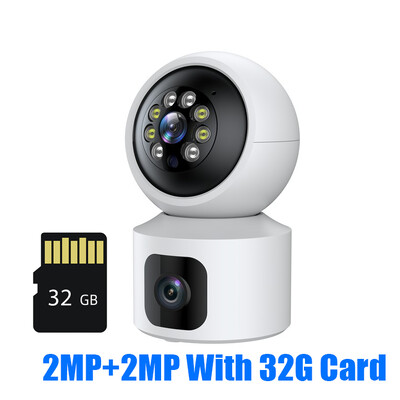 Hiseeu 2K 4MP PTZ IP камера WIFI Безжична интелигентна домашна охранителна камера за наблюдение Двупосочно аудио Бебе Монитор за домашни любимци Видео Запис