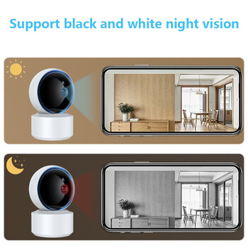 Tuya 1080P Wifi IP Camera Baby Monitor 360° PTZ Motion Detect 2 Way Audio Night Vision Υποστηρίζει ιδιωτικό πρωτόκολλο TCP/IP/ONVIF