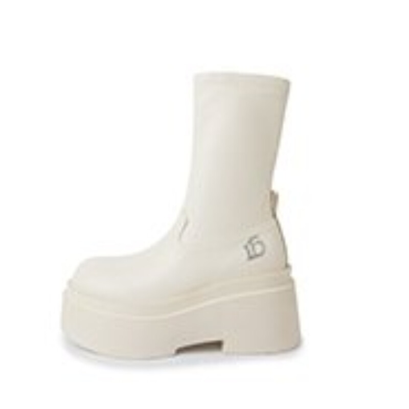 2023 Nové vysoké čižmy na platforme pre ženy, halloweenske bojové motocyklové čižmy, jednofarebné robustné dlhé dizajnové dámske čižmy