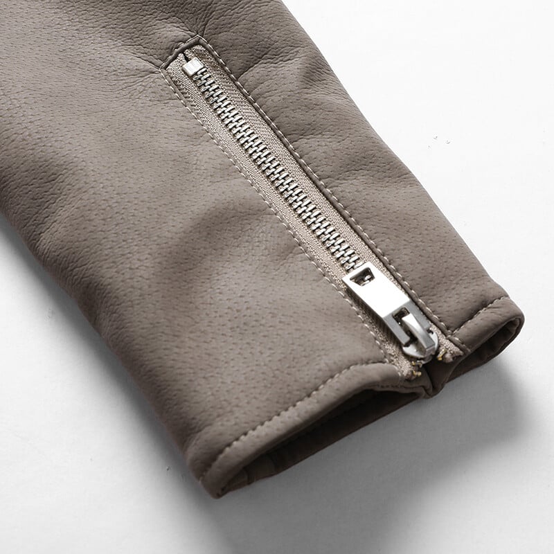 Pánska ležérna kožená bunda