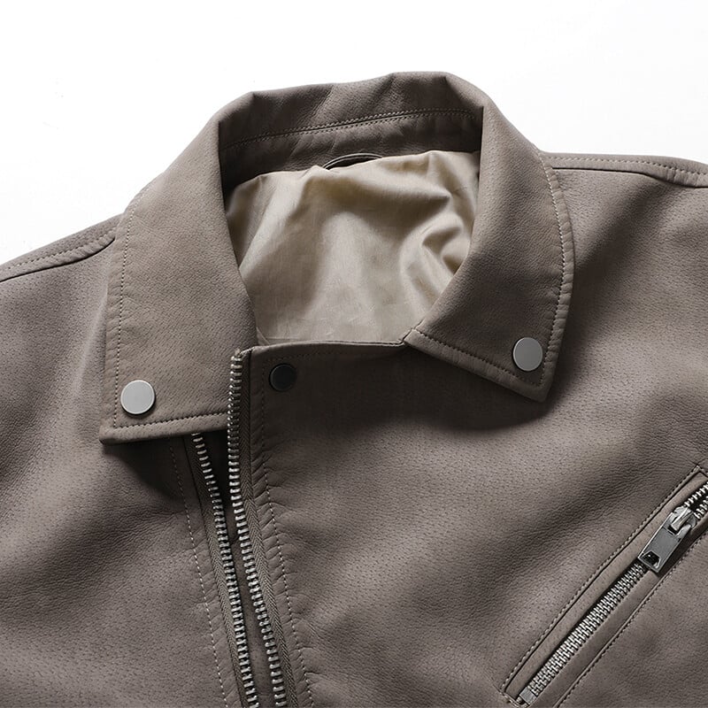 Pánska ležérna kožená bunda