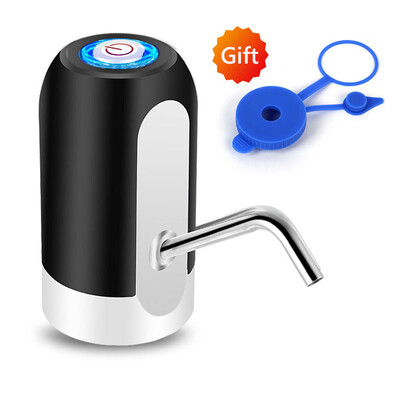 HiPiCoki veepudelipump 19-liitrine veejaotur USB laadimisautomaatne kaasaskantav elektriline veepump universaalse ämbrikorgiga