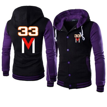 M33 Maxs Car F1 33M Car Hoodies Бейзболна униформа Мъжки суичъри с качулка Hoody Джърси Анцузи Якета