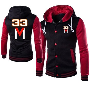 M33 Maxs Car F1 33M Car Hoodies Бейзболна униформа Мъжки суичъри с качулка Hoody Джърси Анцузи Якета