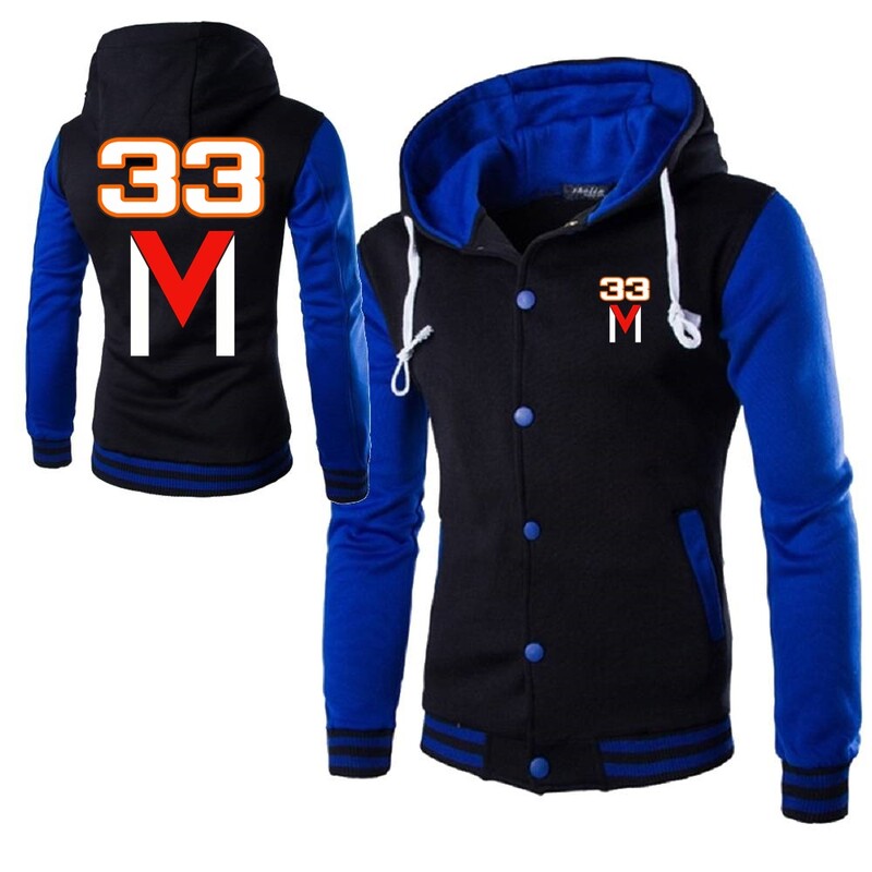 M33 Maxs Car F1 33M Φούτερ αυτοκινήτου Στολή μπέιζμπολ Ανδρικά φούτερ με κουκούλα Μπουφάν αθλητικές φόρμες με κουκούλα