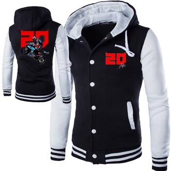 20 Motorcycle Rider Racing Fabio Quartararo Hoodies Бейзболна униформа Мъжки суичъри с качулка Hoody Джърси Палта Спортно облекло