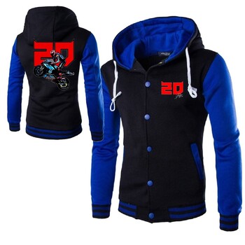 20 Motorcycle Rider Racing Fabio Quartararo Hoodies Бейзболна униформа Мъжки суичъри с качулка Hoody Джърси Палта Спортно облекло