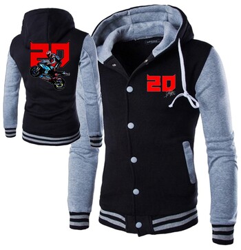 20 Motorcycle Rider Racing Fabio Quartararo Hoodies Бейзболна униформа Мъжки суичъри с качулка Hoody Джърси Палта Спортно облекло