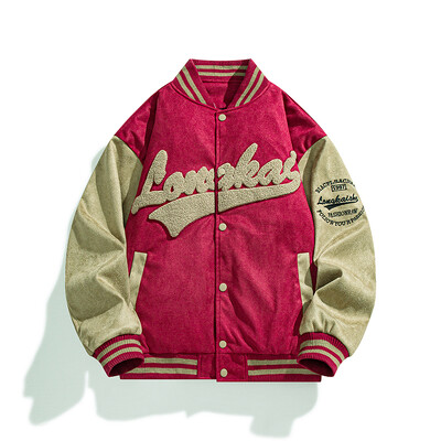 Kevad-sügis moekas mantel Mees vaba vabaaja pesapallivormi uus ühevärviline tänav õues Harajuku stiil mees joped mantel