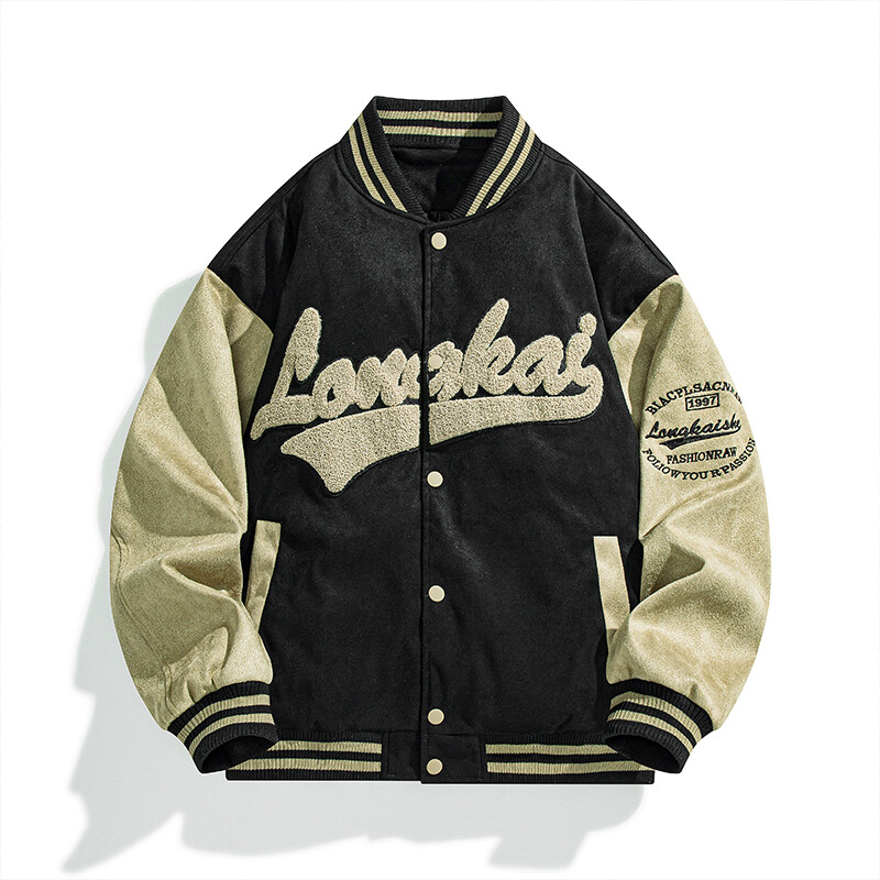 Kevad-sügis moekas mantel Mees vaba vabaaja pesapallivormi uus ühevärviline tänav õues Harajuku stiil mees joped mantel