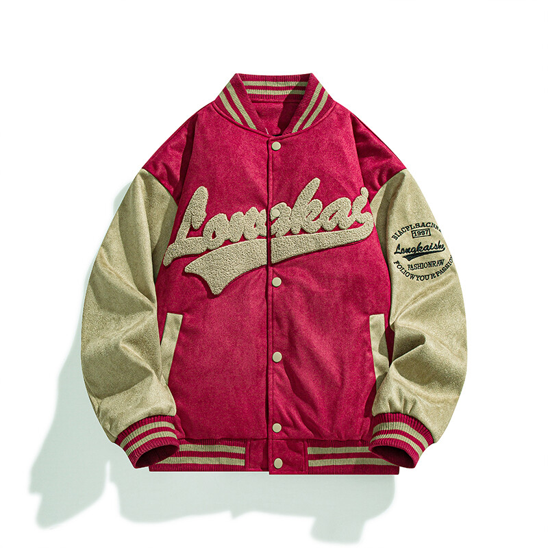 Kevad-sügis moekas mantel Mees vaba vabaaja pesapallivormi uus ühevärviline tänav õues Harajuku stiil mees joped mantel