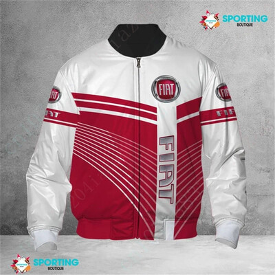 Fiat Bomber Jacket Harajuku Parkas Techwear Μπέιζμπολ Ολόσωμο μπουφάν χοντρό παλτό 3D Windbreaker Jacket για ανδρικά ρούχα