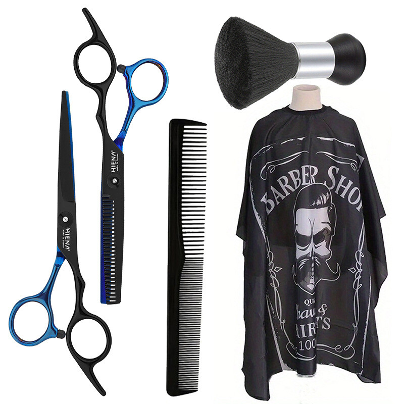 Piiriülesed juuksuri käärid lamedad käärid juuksurilapi komplekt kamm juuksuri käärid katkised juuksed tukk Kodumajapidamises lastele