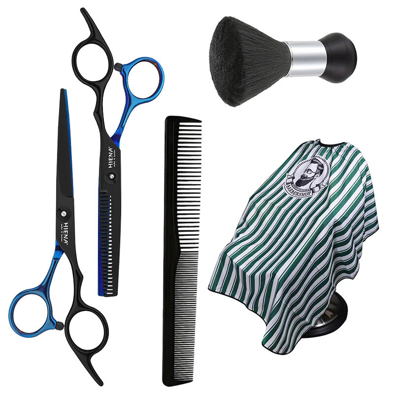 Piiriülesed juuksuri käärid lamedad käärid juuksurilapi komplekt kamm juuksuri käärid katkised juuksed tukk Kodumajapidamises lastele