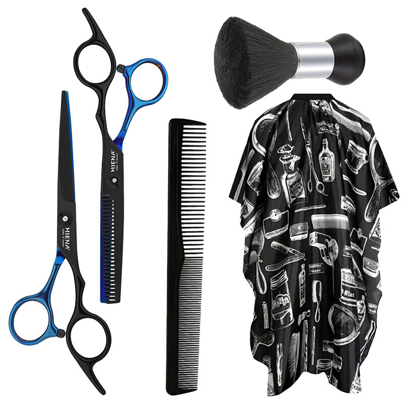 Piiriülesed juuksuri käärid lamedad käärid juuksurilapi komplekt kamm juuksuri käärid katkised juuksed tukk Kodumajapidamises lastele