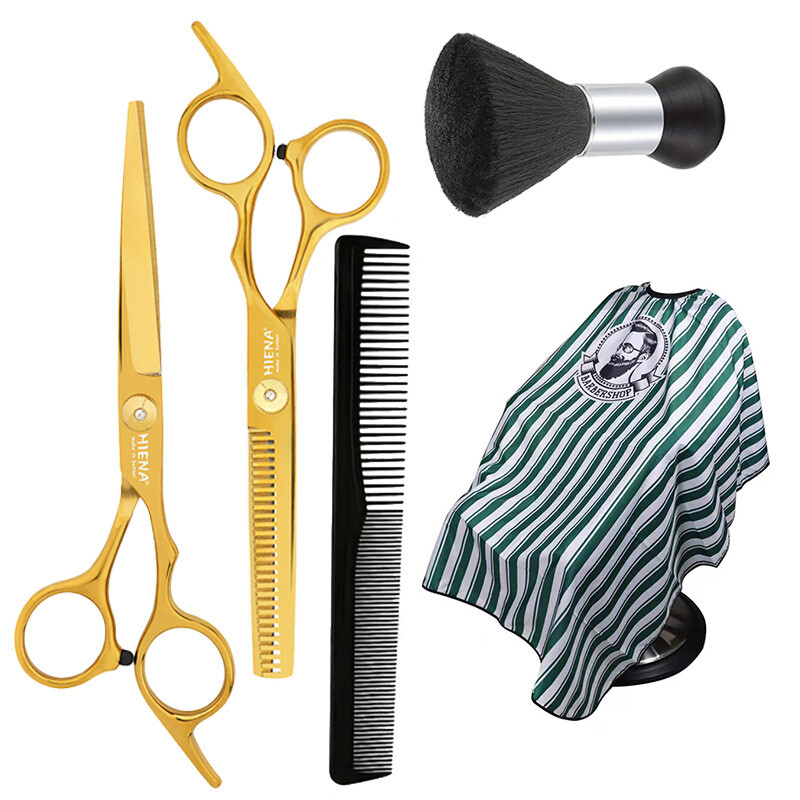 Piiriülesed juuksuri käärid lamedad käärid juuksurilapi komplekt kamm juuksuri käärid katkised juuksed tukk Kodumajapidamises lastele