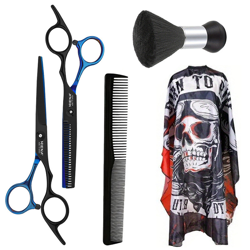 Piiriülesed juuksuri käärid lamedad käärid juuksurilapi komplekt kamm juuksuri käärid katkised juuksed tukk Kodumajapidamises lastele