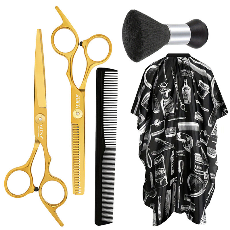 Piiriülesed juuksuri käärid lamedad käärid juuksurilapi komplekt kamm juuksuri käärid katkised juuksed tukk Kodumajapidamises lastele