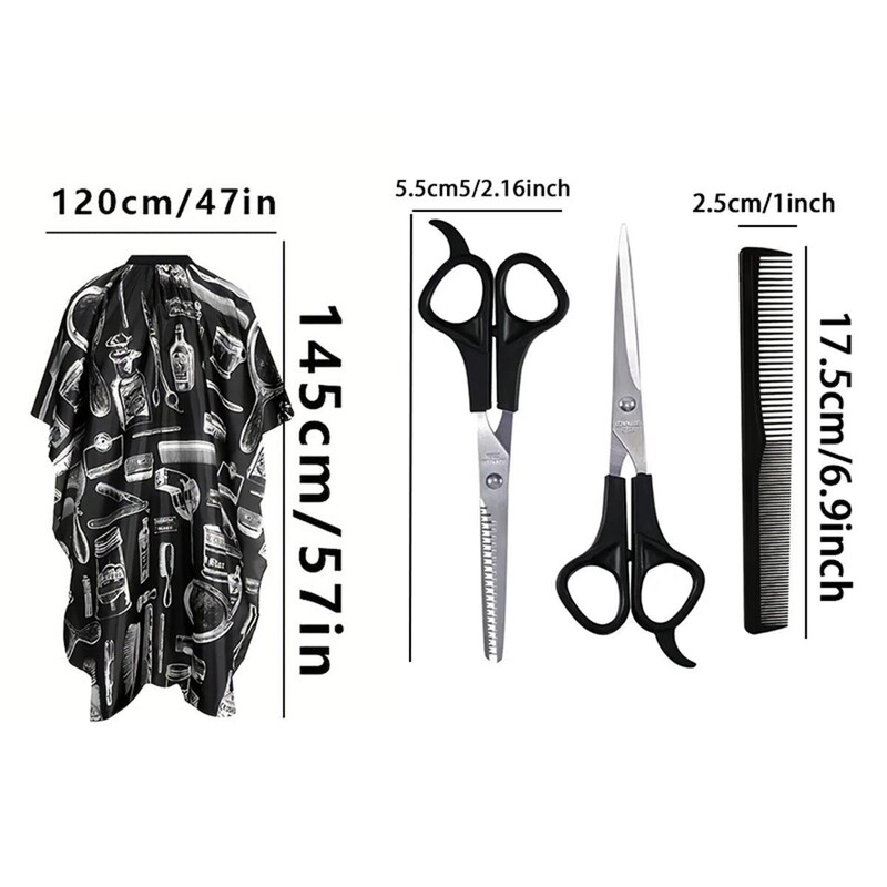 Piiriülesed juuksuri käärid lamedad käärid juuksurilapi komplekt kamm juuksuri käärid katkised juuksed tukk Kodumajapidamises lastele