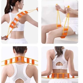 Μασάζ πλάτης Rollers Rope for Back and Neck Manual Massage with Muscle Recovery Tools Massage Relaxation Relief Stress