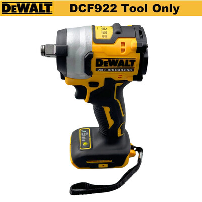 Dewalt DCF922 bežični udarni ključ bez četkica 20V litijska baterija 1/2" 2800 RPM 205NM električni ključ s promjenjivom brzinom zakretnog momenta