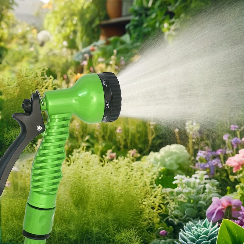 1 kom, proširivo vrtno crijevo 25-100 stopa s priključkom, visokotlačno fleksibilno crijevo za vodu s pištoljem za prskanje u 7 načina rada, univerzalni priključak