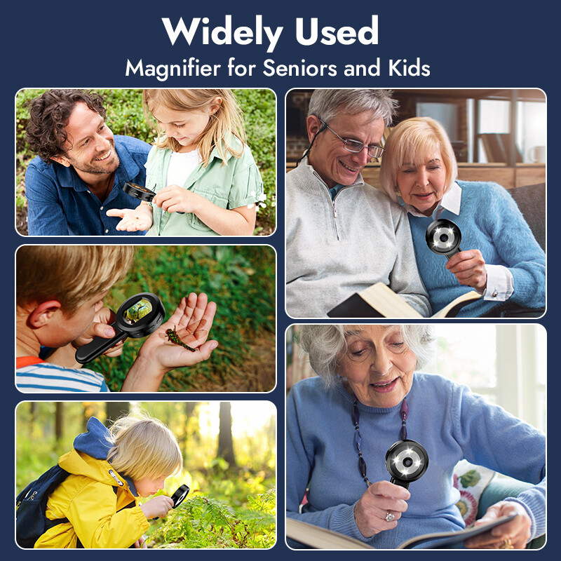 Hayve 2 colių skaitmeninis mikroskopas, 100x priartinamas didinamasis stiklas su šviesos monetų didintuvu su 2 spalvų šviesos režimu, suderinamas su Windows / Mac