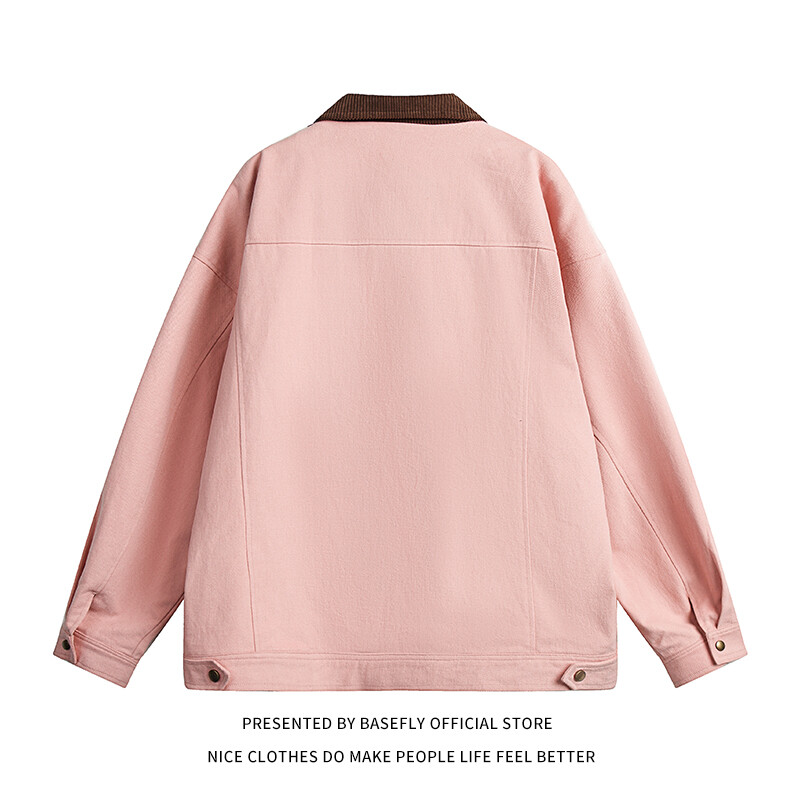 Φθινοπωρινή Άνοιξη Ρετρό Vintage Τζιν Τζιν Τζιν Μπουφάν Unisex Ανδρικό μπόμπερ μπέιζμπολ Unisex Γυναικείο παλτό βερσιόν Ψηλό Streetwear Κομψό