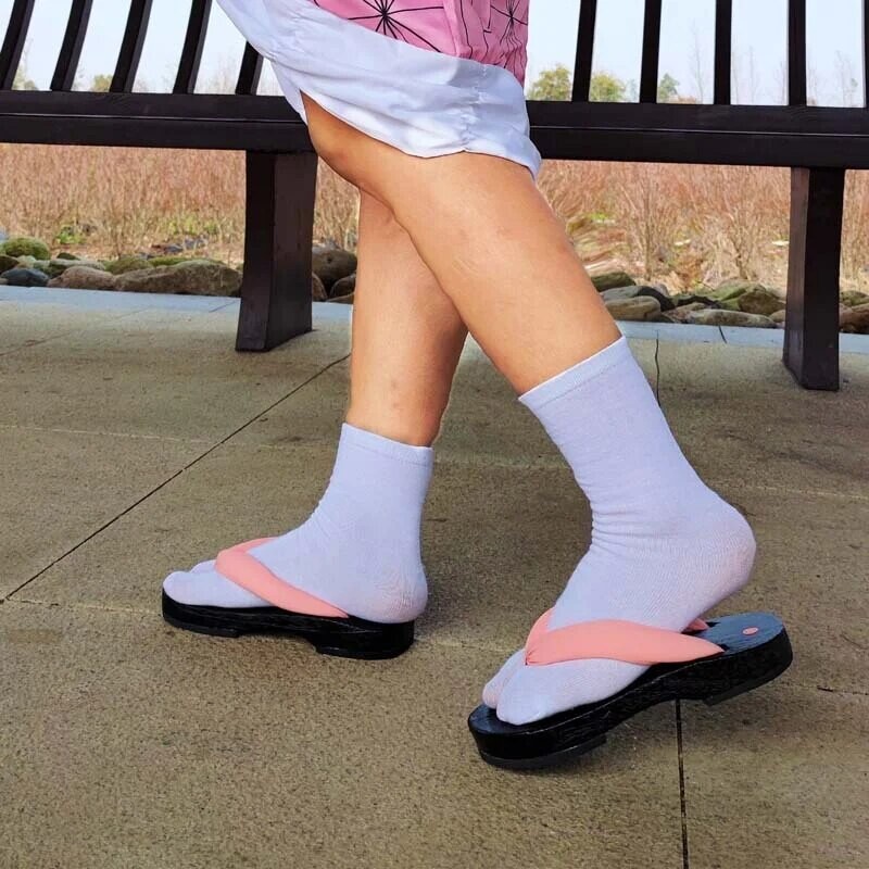 Jaapani stiilis puidust puukingad Suvised Cos Performance Sussid Hingavad Slip-ons Vabaaja lõuendjalatsid Täiskasvanutele sobivad ühevärvilised