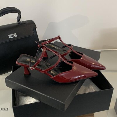 Pohodlné topánky pre ženy, dámske sandále na priehľadnom podpätku, veľká veľkosť 2024, letné dievčenské nové špicaté nízke, veľké béžové, s uzavretou prackou, remienok, rom