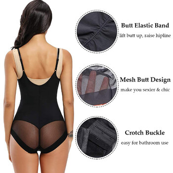 Bodysuit Shapewear Women Waist Trainer Body Shaper Θήκη αδυνατίσματος κοιλιάς Εσώρουχα Κολομβιανές ζώνες για μείωση της κοιλιάς και της μέσης