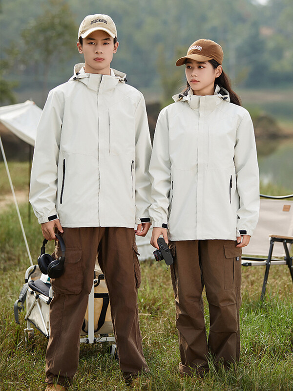 Kevadsügis vabaaja jope Meeste/naiste välistingimustes vee- ja tuulekindlad kapuutsiga tuulepluusid