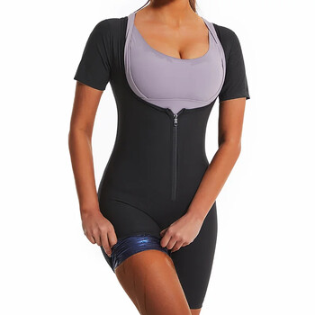 YBFDO Γυναικεία φόρμα υψηλής συμπίεσης Shapewear Fitness Girdles Sauna Sweat Suits Belly Slimming Sheath Weight Loss Body Shaper