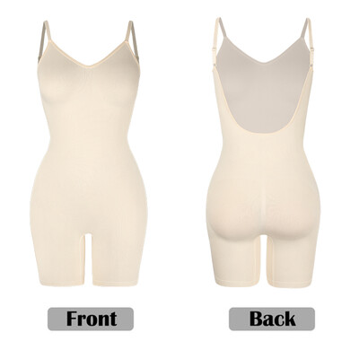 Seamless Bodysuit Shapewear Women Waist Trainer Body Shaper Fajas Colombianas Open Crotch Бельо за отслабване Корсет