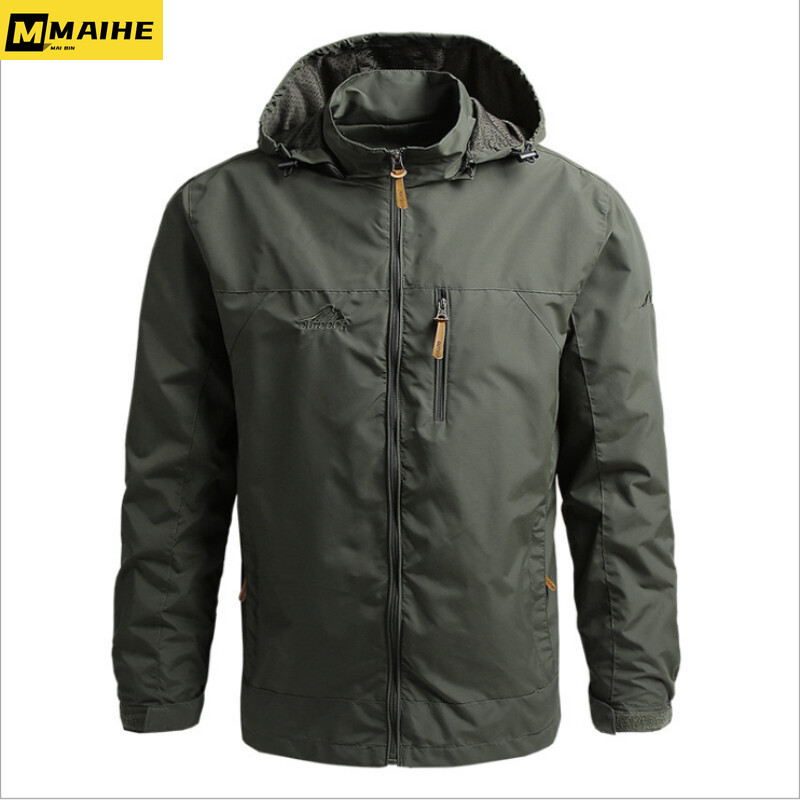 Gorpcore Jacket Ανδρικό Στρατιωτικό Τακτικό Κυνηγετικό Μπουφάν Ανδρικό Φθινοπωρινό Casual Αδιάβροχο Αντιανεμικό Ανδρικό παλτό Τσέπη Ρούχα εργασίας