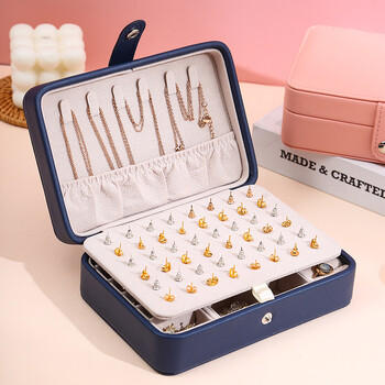 Portable Jewelry Storage Box 2024 New High-end Exquisite Large Capacity Travel Jewelry Bag Jewelry Box Organizer