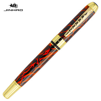 Jinhao 250 писалка студент практика калиграфия офис бизнес подарък метална подпис химикалка сменяема чанта с мастило гравиране ЛОГО